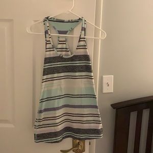 Lululemom Striped Racerback Tank